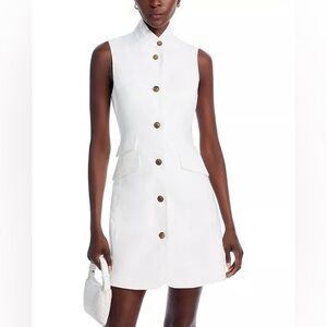 Rag and bone slade button front vest dress